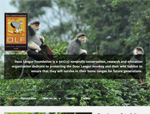 Tablet Screenshot of douclangur.org